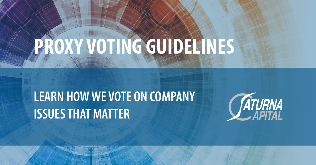 Proxy Voting Guidelines | Saturna Capital